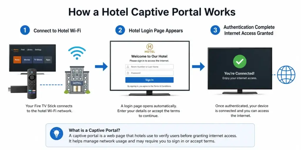 hotel captive portal